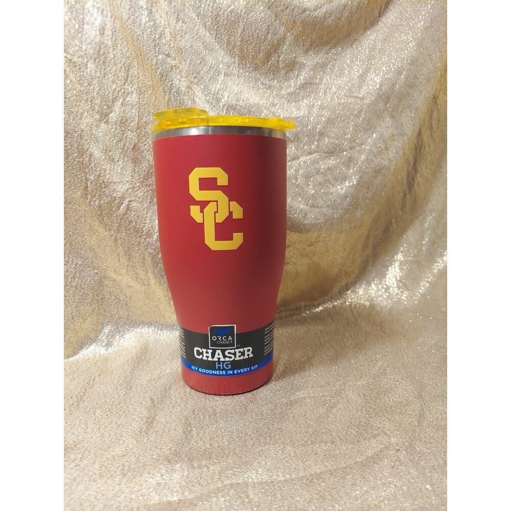 NEW Orca Chaser 27oz Stainless Steel Insulated Tumbler Mug Cup USC Trojans